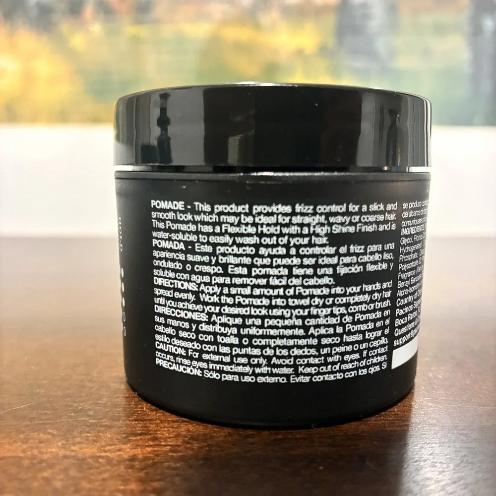 Pacinos Pomade Flexible Hold High Shine Finish 2 Oz Pack of 3 Travel Size